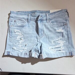 American Eagle Outfitters Light Blue Jean Shorts